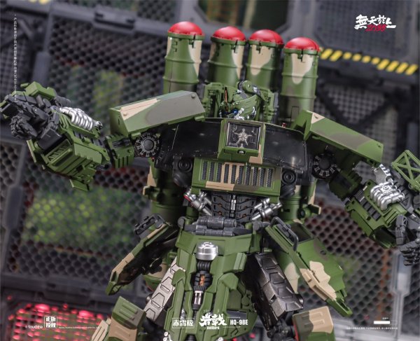 画像6: TOUCH TOYS HQ-9BE 赤宵極 岩戟(ヘルバード) 合金変形玩具 (6)