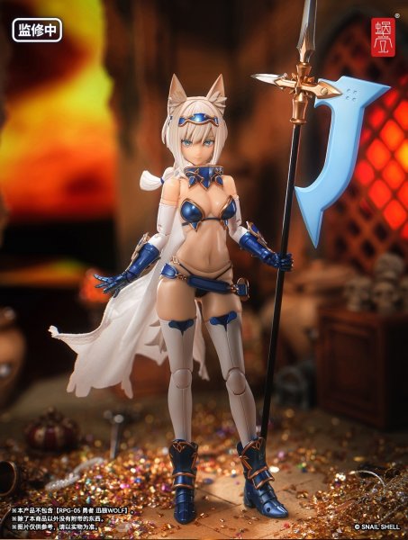 画像5: SNAIL SHELL(蝸之殻) RPG-05 勇者 迅狼ウルフ 1/12スケール可動フィギュア オプションパーツ (5)