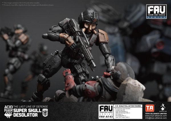 画像12: TOYS ALLIANCE LIMITED アシッドレイン 1/18スケール FAV-A143 スーパースカル デソレーター (12)