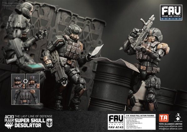 画像11: TOYS ALLIANCE LIMITED アシッドレイン 1/18スケール FAV-A143 スーパースカル デソレーター (11)