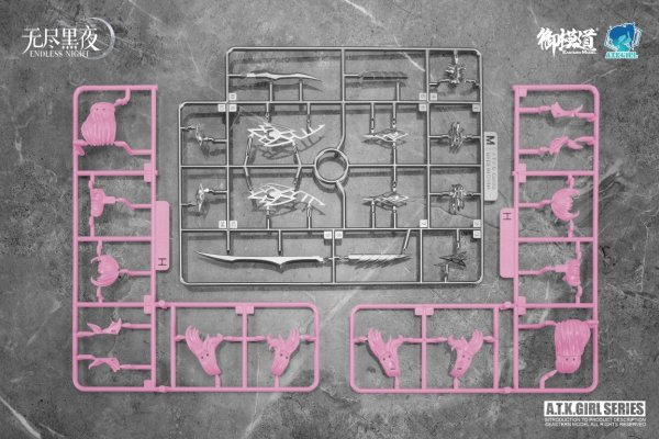 画像2: EASTERN MODEL ENDLESS NIGHTシリーズ 吸血鬼 カーミラ 幽銀血魅(ゆうぎんけつみ)Ver. 1/12スケールプラスチックモデルキット (2)