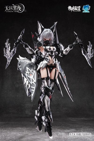 画像8: EASTERN MODEL ENDLESS NIGHTシリーズ 吸血鬼 カーミラ 幽銀血魅(ゆうぎんけつみ)Ver. 1/12スケールプラスチックモデルキット (8)