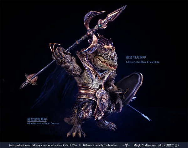 画像5: Magic Craftsman studio(魔匠工房) Temple of Chaos(テンプル・オブ・ケイオス)シリーズ Sobek(セベク) Desert Colossus Crocodile(デザート・コロッサス・クロコダイル) 1/12スケール可動フィギュア (5)