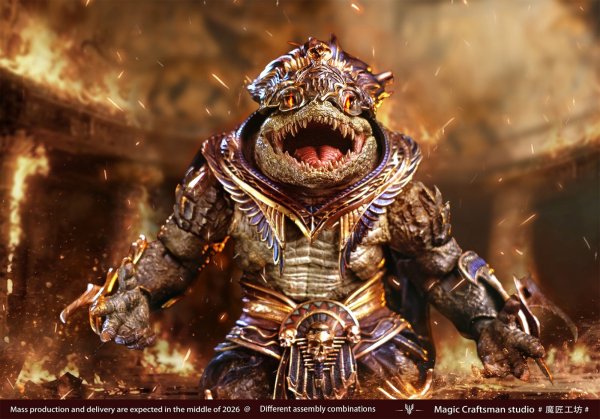 画像20: Magic Craftsman studio(魔匠工房) Temple of Chaos(テンプル・オブ・ケイオス)シリーズ Sobek(セベク) Desert Colossus Crocodile(デザート・コロッサス・クロコダイル) 1/12スケール可動フィギュア (20)
