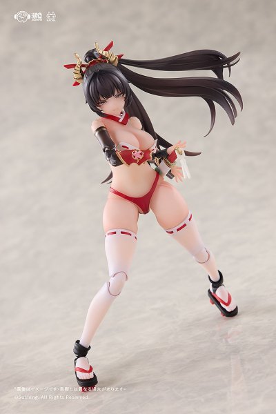 画像9: 『戦闘巫女』 上藤櫻 1/12 可動フィギュア (9)