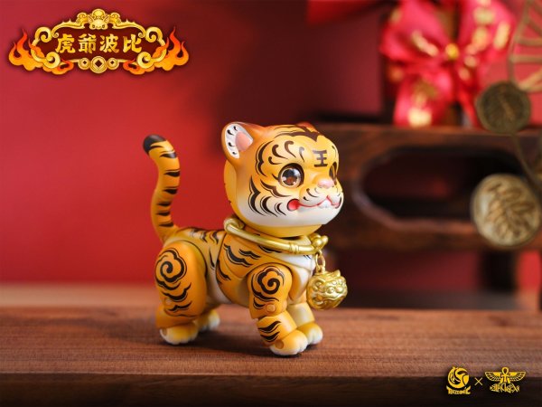 画像14: TOYSCOMIC×BLACKBOX 虎爺(フーイエ)ボビイ ノンスケール 可動フィギュア (イエロー / ブラック) (14)