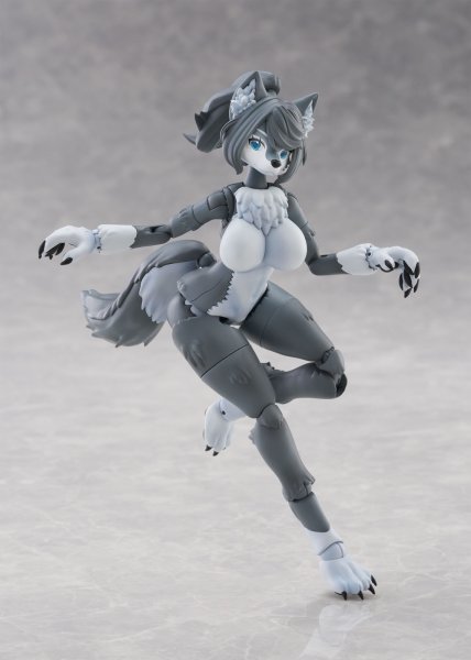 画像2: けもプラ No.KP-03 ハイイロオオカミ 各種 (2)