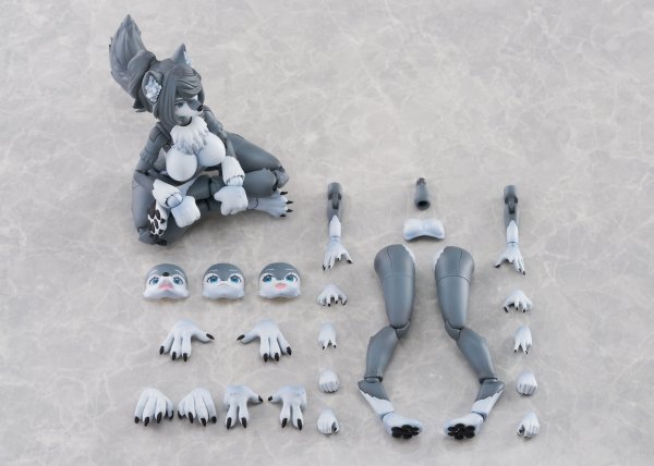 画像3: けもプラ No.KP-03 ハイイロオオカミ 各種 (3)