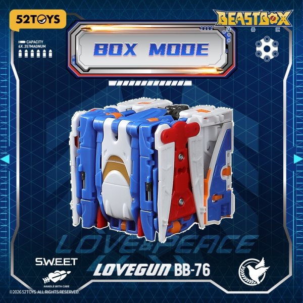 画像4: 52TOYS BEASTBOX BB-76 LOVEGUN(ラブガン) (4)