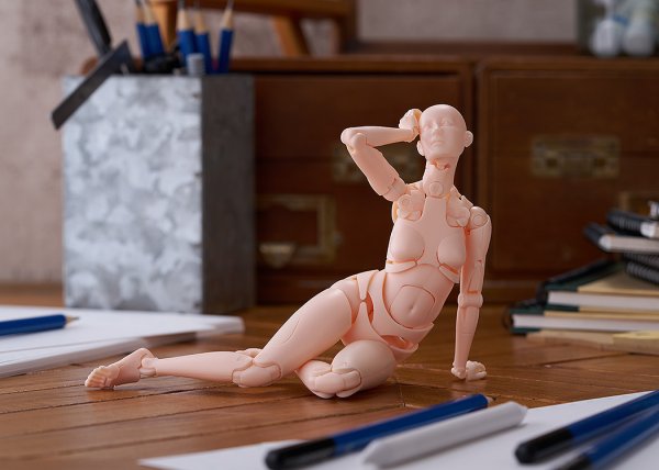 画像22: 西村式デッサン人形 オリーブさん (GRAY / FLESH) (22)