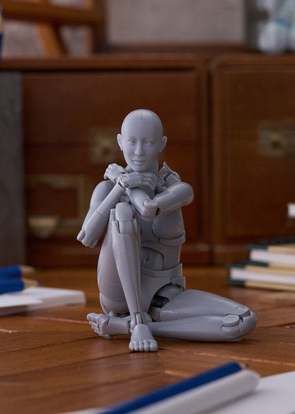 画像8: 西村式デッサン人形 オリーブさん (GRAY / FLESH) (8)