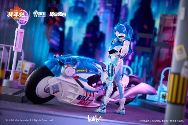 画像8: 核金重構(Nuclear Gold Reconstruction) bilibili 22 スピードスリップストリーム 拜年紀 1/12 完成品アクションフィギュア(バイクセット版) (8)