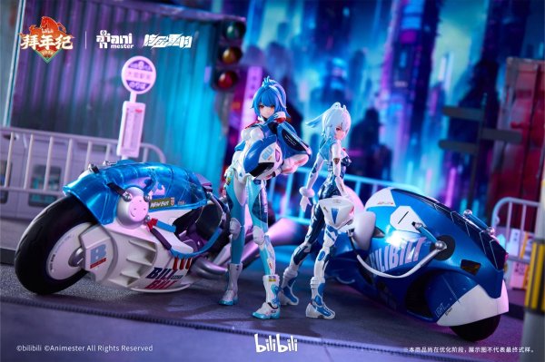 画像24: 核金重構(Nuclear Gold Reconstruction) bilibili 2233 スピードスリップストリーム 拜年紀 1/12 完成品アクションフィギュア(コンプリートセット) (24)