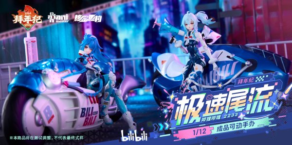 画像1: 核金重構(Nuclear Gold Reconstruction) bilibili 2233 スピードスリップストリーム 拜年紀 1/12 完成品アクションフィギュア(コンプリートセット) (1)