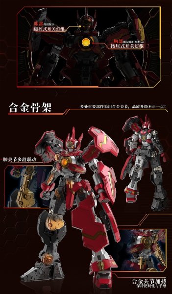 画像4: YI LI CHUANG WAN GALAHIR UBF-H02 GLX-H01 太陽神 アポローン プラスチックモデルキット (4)