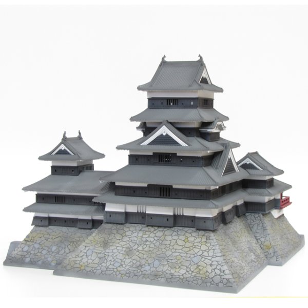 画像3: 【再販】1/200スケール プラスチックキット CASTLE Collection 「国宝 松本城」 (3)