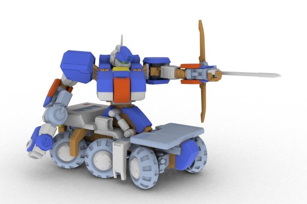 画像9: 5inM 『ウルフファング空牙2001』 1/35スケール TYPE04 神龍（SHINRYU） (9)