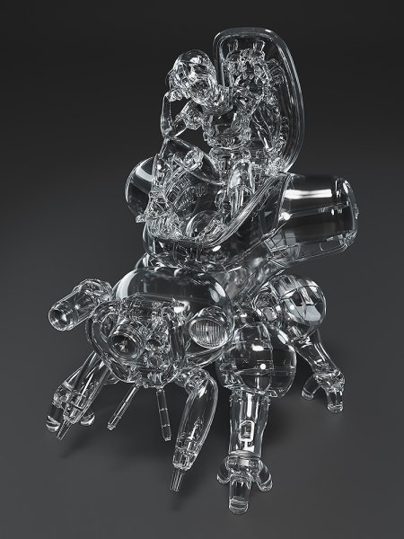 画像4: PLAMAX minimum factory MF-96 草薙素子 with フチコマ 光学迷彩Ver. (4)