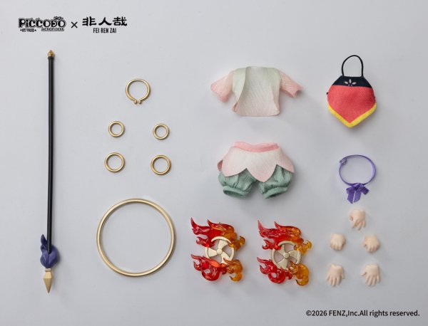 画像17: PICCODO ACTION DOLL 『非人哉(ひとにあらざるかな)』 哪吒(なたく) 赤綾Ver. (17)