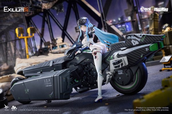画像8: 核金重構(Nuclear Gold Reconstruction) ドールズフロントライン2:エクシリウム クルカイ-スピードスター 1/12 完成品アクションフィギュア&モーターバイク 1/12 プラスチックキット セット (8)