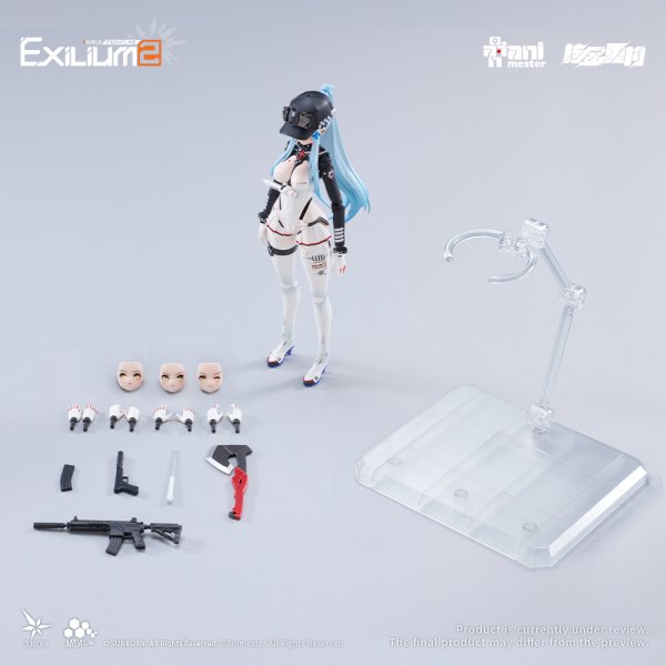 画像3: 核金重構(Nuclear Gold Reconstruction) ドールズフロントライン2:エクシリウム クルカイ-スピードスター クルカイ 1/12 完成品アクションフィギュア (3)