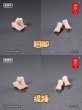 画像2: SNAIL SHELL(蝸之殻) RPGEX-06 冒険者 スネイル 1/12スケール可動フィギュア専用オプションフットパーツセット (2)