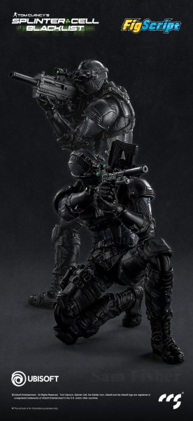 画像6: CCSTOYS FigScriptシリーズ Splinter Cell(スプリンターセル) Sam Fisher(サム・フィッシャー) 1/12スケール可動フィギュア (6)