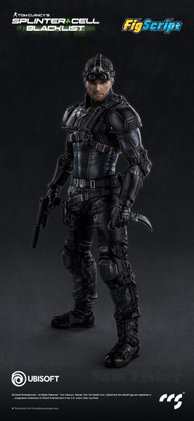 画像2: CCSTOYS FigScriptシリーズ Splinter Cell(スプリンターセル) Sam Fisher(サム・フィッシャー) 1/12スケール可動フィギュア (2)