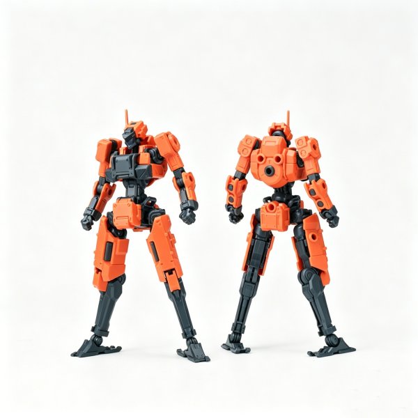画像10: SHEIK MAINLAND 3 min project(スリーミニッツプロジェクト)シリーズ FENRIR(フェンリル) 1/18スケールプラスチックモデルキット (レッド / オレンジ / ホワイト / 水色) (10)
