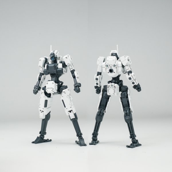 画像19: SHEIK MAINLAND 3 min project(スリーミニッツプロジェクト)シリーズ FENRIR(フェンリル) 1/18スケールプラスチックモデルキット (レッド / オレンジ / ホワイト / 水色) (19)