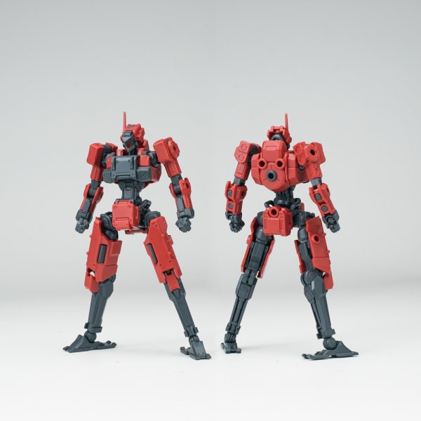 画像3: SHEIK MAINLAND 3 min project(スリーミニッツプロジェクト)シリーズ FENRIR(フェンリル) 1/18スケールプラスチックモデルキット (レッド / オレンジ / ホワイト / 水色) (3)