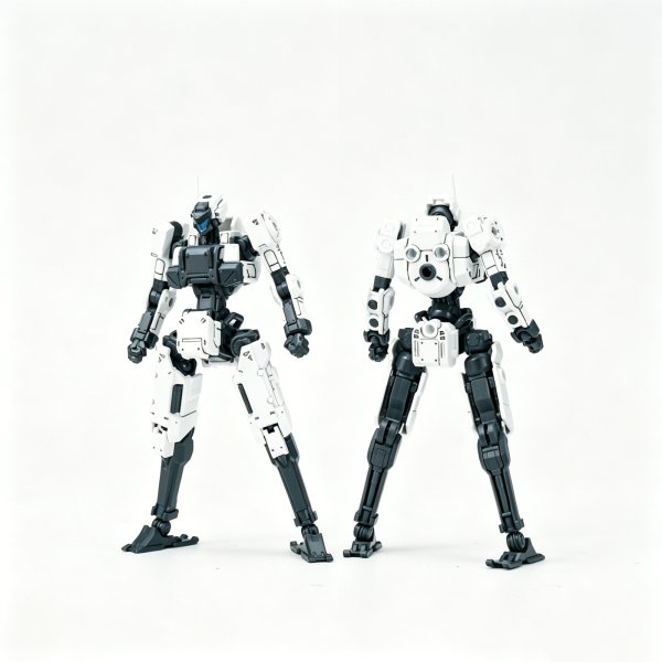 画像18: SHEIK MAINLAND 3 min project(スリーミニッツプロジェクト)シリーズ FENRIR(フェンリル) 1/18スケールプラスチックモデルキット (レッド / オレンジ / ホワイト / 水色) (18)
