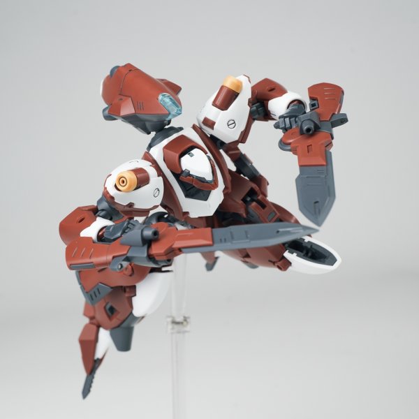 画像17: SHEIK MAINLAND ULTRA ACTION TROOPERシリーズ Franz-α(フランツアルファ) 1/144スケールプラスチックモデルキット (ホワイト×ブルー / レッド×ホワイト / ブラック×ブルー / パープル×ホワイト) (17)