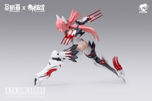 画像10: SOSKILL×EASTERN MODEL 九尾の狐 妲己 1/12スケールプラスチックモデルキット (10)