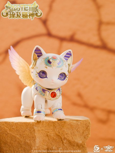 画像3: 【再販】TOYSCOMIC×BLACKBOX Bastet(バステト)ノンスケール 可動フィギュア(ホワイト) (3)