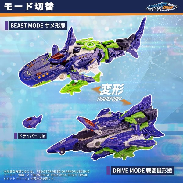 画像4: 52TOYS BEASTBOX BEASTDRIVE BD-06 ARMOR UZUSHIO (4)