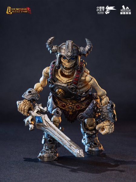 画像7: Yototoy YTSS-004 骸骨狂戦士 1/12スケール 可動フィギュア (7)