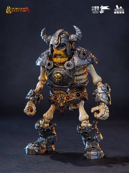 画像1: Yototoy YTSS-004 骸骨狂戦士 1/12スケール 可動フィギュア (1)