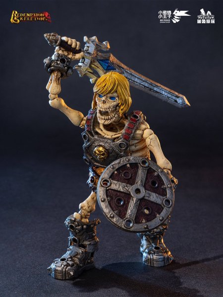 画像12: Yototoy YTSS-004 骸骨狂戦士 1/12スケール 可動フィギュア (12)