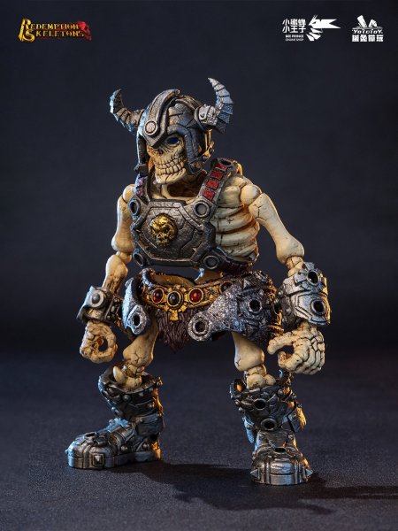 画像5: Yototoy YTSS-004 骸骨狂戦士 1/12スケール 可動フィギュア (5)