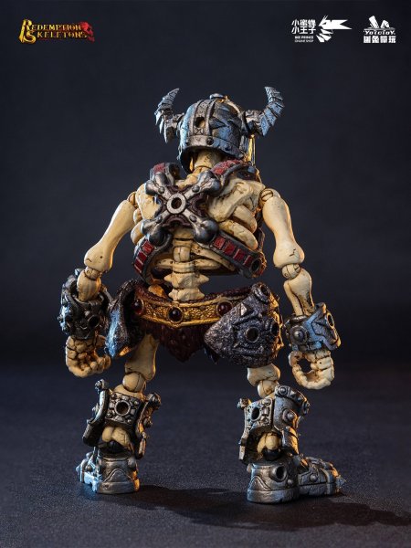 画像6: Yototoy YTSS-004 骸骨狂戦士 1/12スケール 可動フィギュア (6)