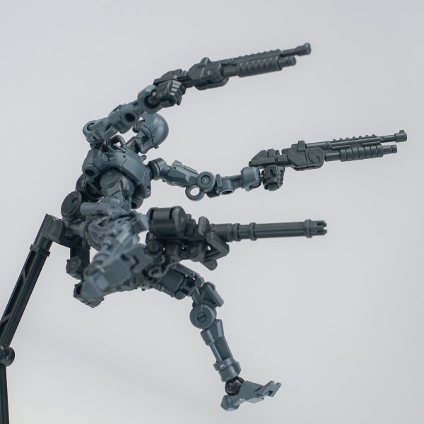 画像11: SHEIK MAINLAND 3 min projectシリーズ ゼンティネル 1/18スケールプラスチックモデルキット (レッド / ブラック / グレー / ホワイト / シルバー) (11)