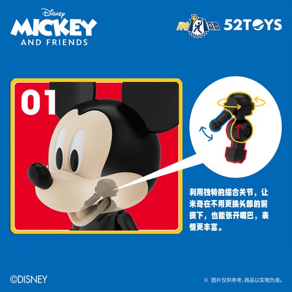 画像4: 52TOYS 3.75'シリーズ ミッキーアンドフレンズ ミッキーマウス (4)