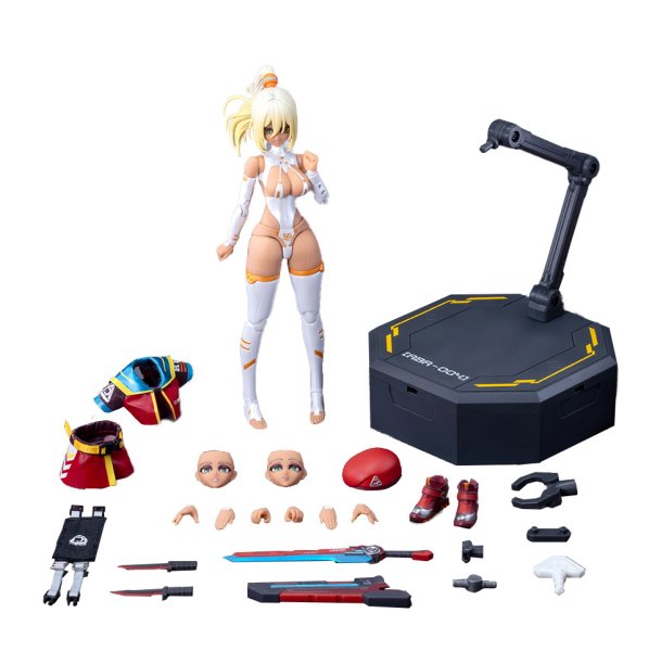 画像1: LOSCONT 装戦天使(アームド・バトル・エンジェルズ)シリーズ ABA-004 熾電(ブレイズエレクトラ) 1/12スケール可動フィギュア (1)