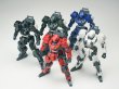 画像1: SHEIK MAINLAND ULTRA ACTION TROOPERシリーズ V-gilante(ヴィジラント) 1/144スケールプラスチックモデルキット (レッド / ブラック / ブルー / グリーン / ホワイト) (1)