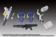 画像1: 【再販】『POWERDoLLS2』 1/35 X-4+(PD-802) 装甲歩兵用 武装セット2 [武装取り付け用肩パーツ&MC120mmキャノン&DRu20ATM&DSG11SMG] (1)