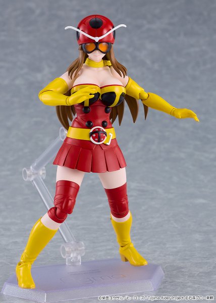 画像4: figma 『東島丹三郎は仮面ライダーになりたい』 岡田ユリコ（電波人間タックルVer.） (4)