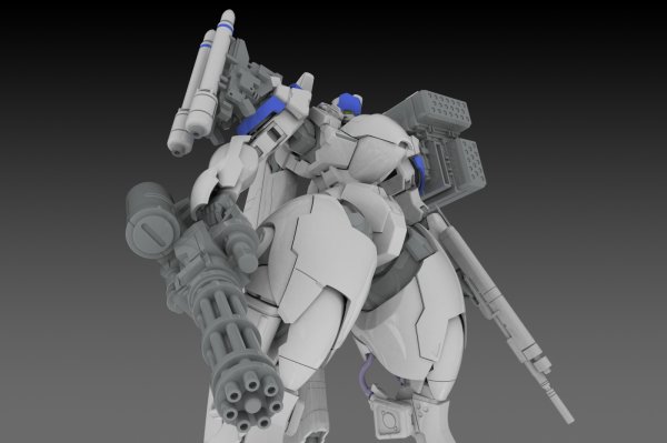 画像10: 【再販】『POWERDoLLS2』 1/35 X-4+(PD-802) 装甲歩兵用 武装セット3 [武装取り付け用肩パーツ&DRu35 MLC&R25ロケット&M7Aガトリング砲] (10)