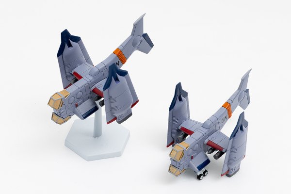 画像2: SYUTO Tiny Scale 1/350 『ヱヴァンゲリヲン新劇場版』 近接航空支援用垂直離着陸対地攻撃機 YAGR-3B (2)