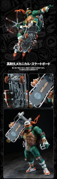 画像24: HEATBOYS HB0105 ティーンエイジ・ミュータント・ニンジャ・タートルズ ミケランジェロ 合金可動フィギュア (豪華版 / 標準版) (24)